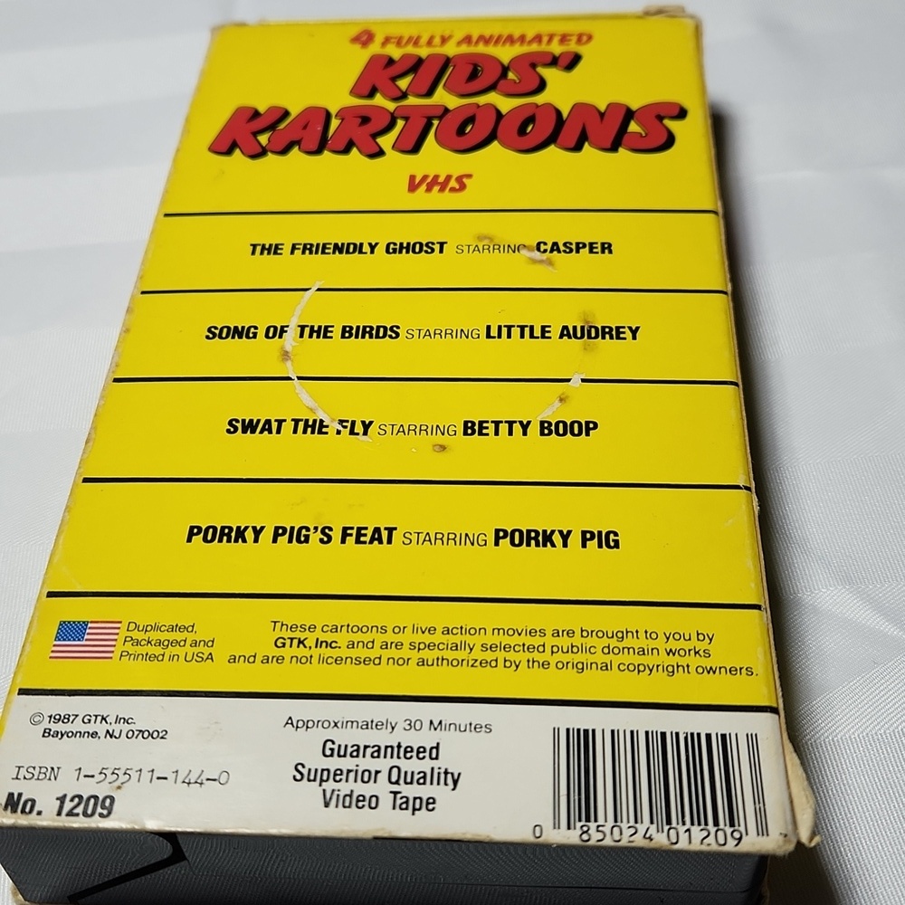 Kids' Kartoons VHS - Picture 2 of 9